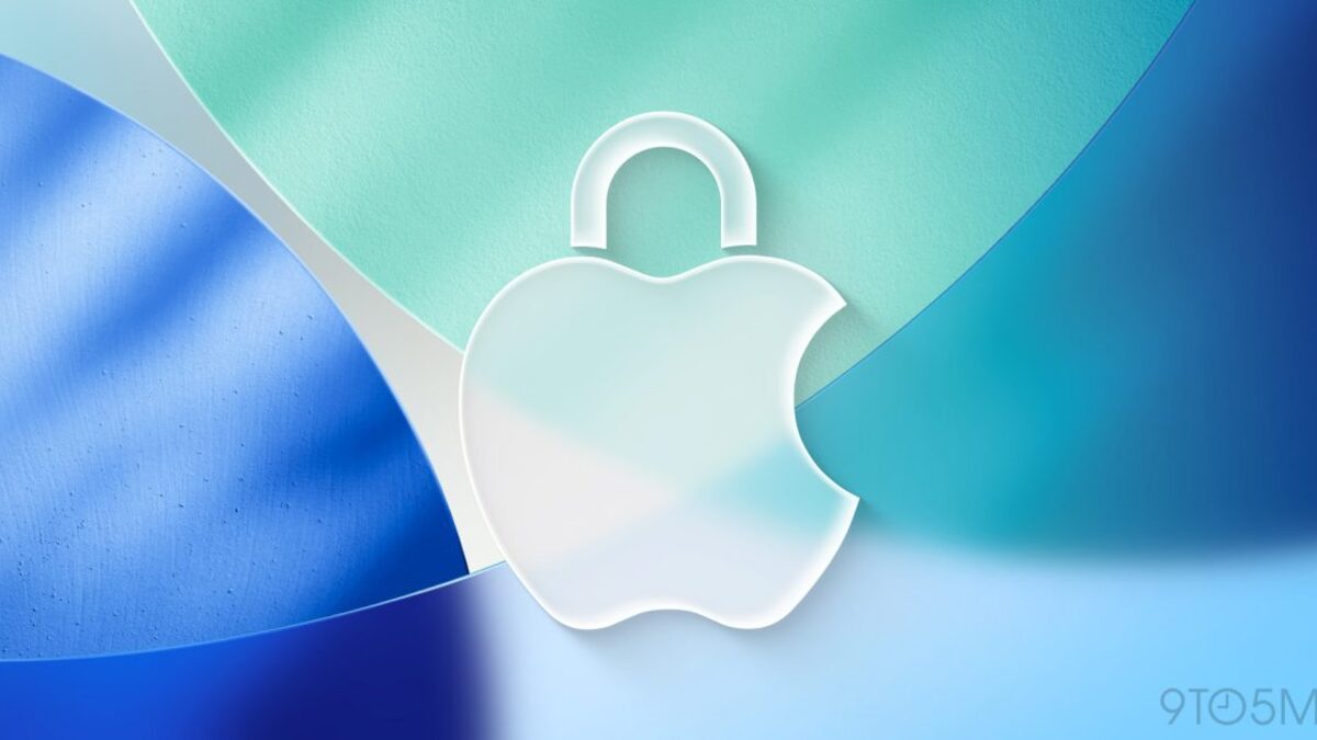 Apple's security branding, illustrating the iPhone theft-protection layer the new anti-snatch feature would extend.