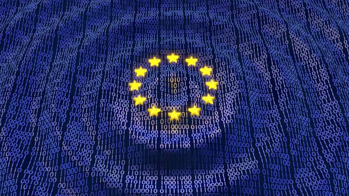 Abstract illustration representing VPN connections and digital privacy