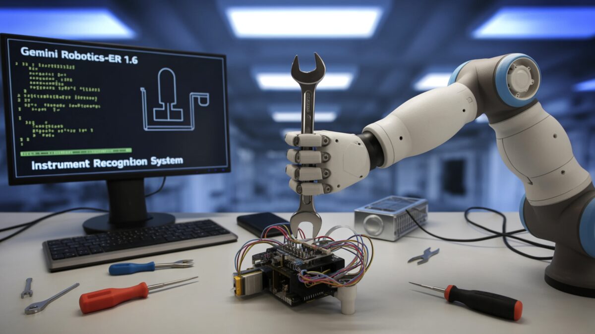 Google DeepMind Gemini Robotics-ER 1.6 architecture and demo illustration