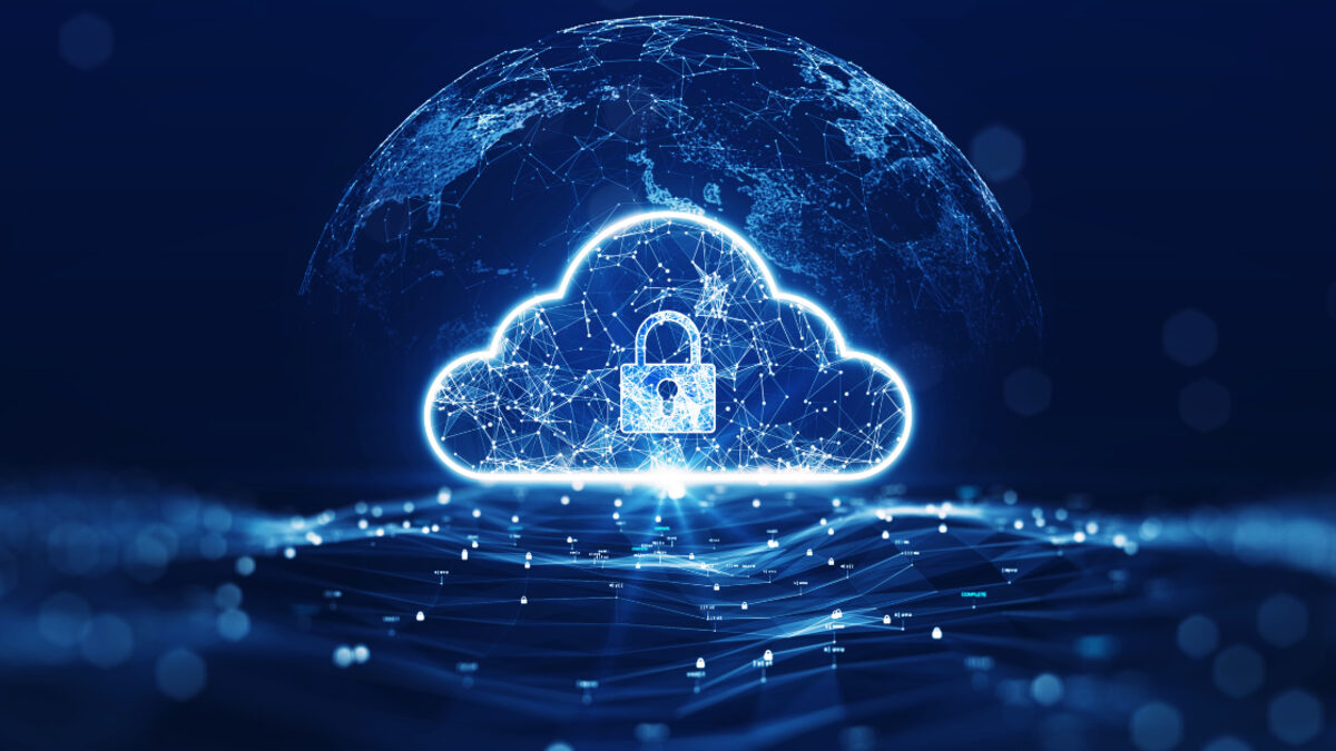 Abstract illustration of memory cells and GPU silicon for a Rowhammer attack story.