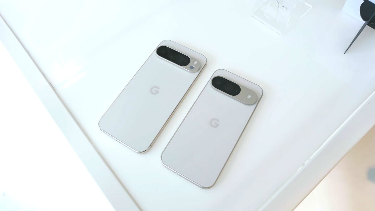 Google Pixel 9 and Pixel 9 Pro shown hands-on, the device family GrapheneOS supports and the one whose attestation chip the controversy is about