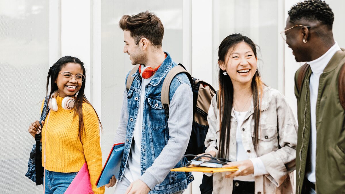 Illustration of students affected by a cybersecurity breach