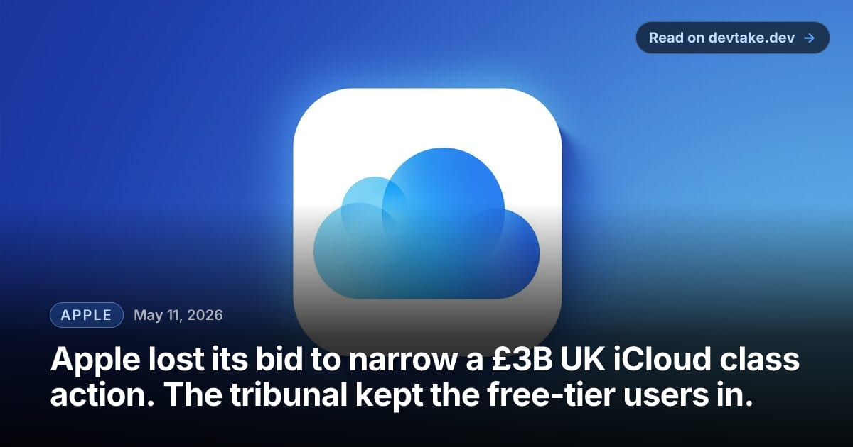 MacRumors editorial image showing the iCloud logo, used to illustrate the UK class-action lawsuit over iCloud lock-in