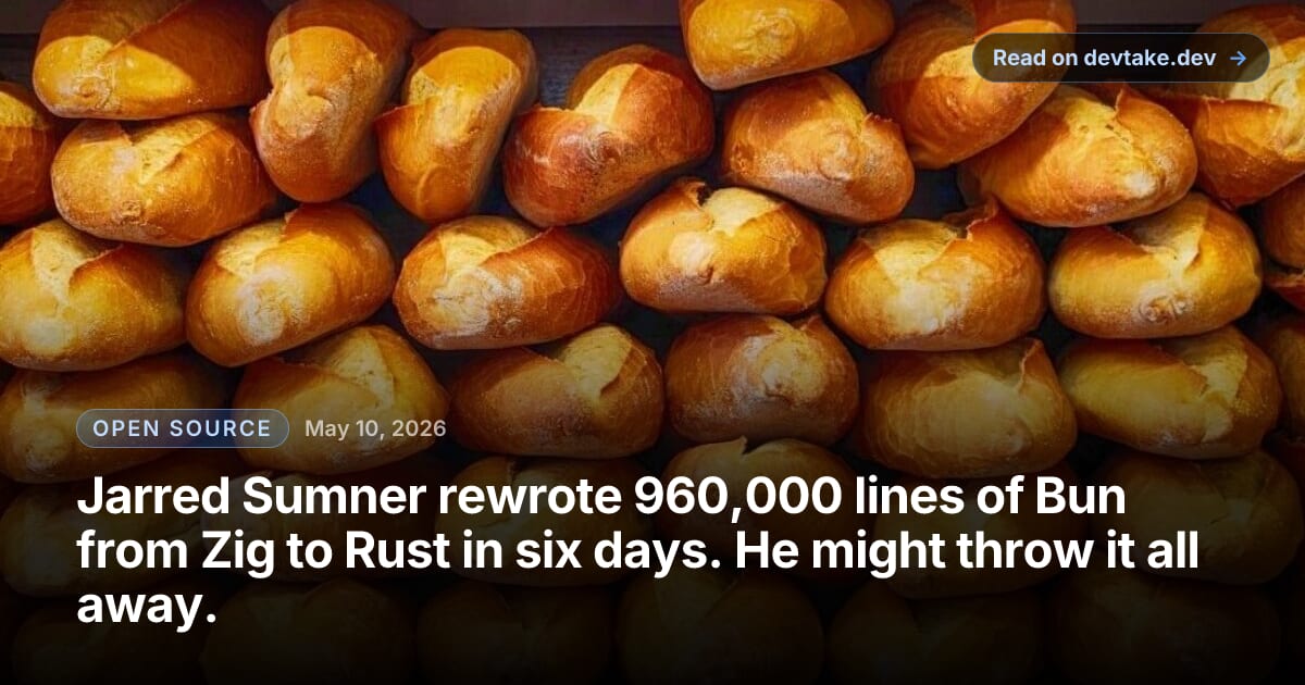 The Register's coverage of Bun's experimental Zig-to-Rust port