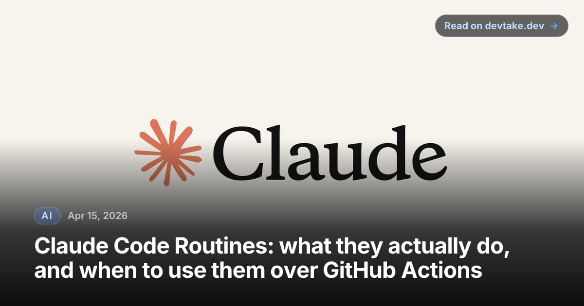 Claude wordmark on Anthropic's introducing-Routines announcement