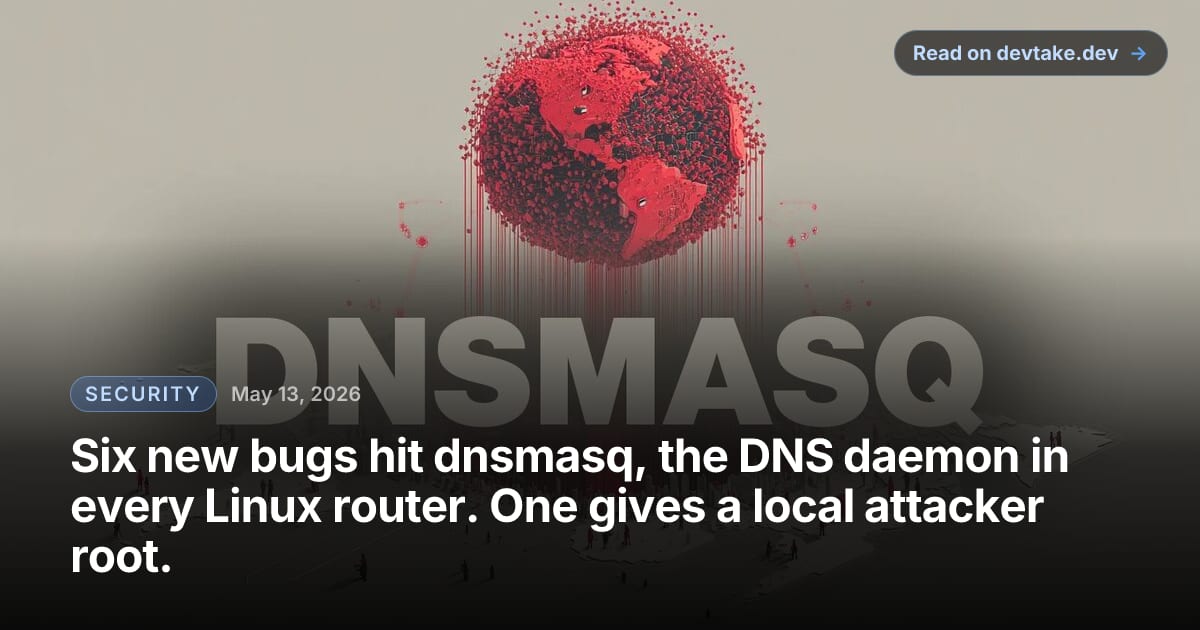 Glowing DNS server illustration above a darkened network rack