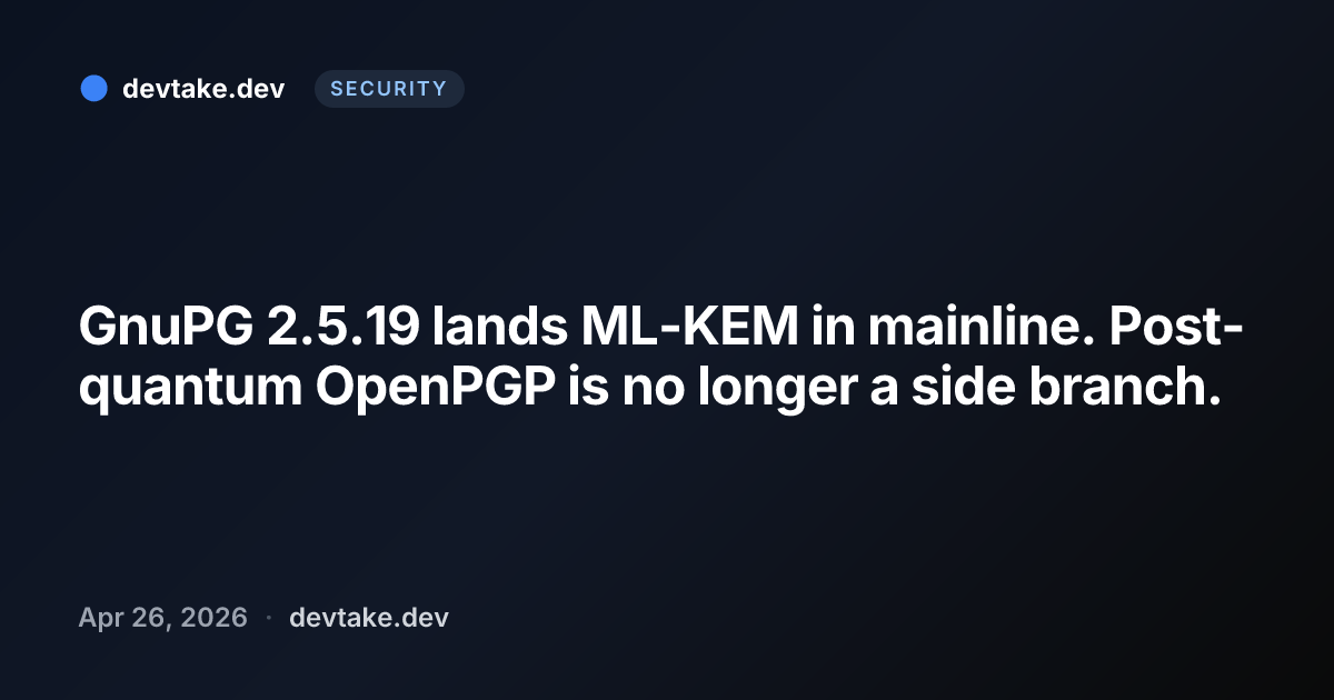 GnuPG and OpenPGP key icon over an abstract lattice background.