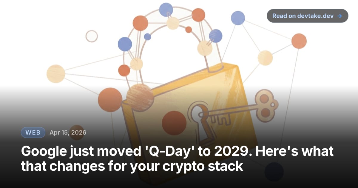 Google's social card for the post-quantum cryptography migration blog post
