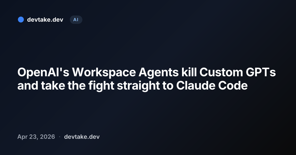 OpenAI workspace agents launch graphic