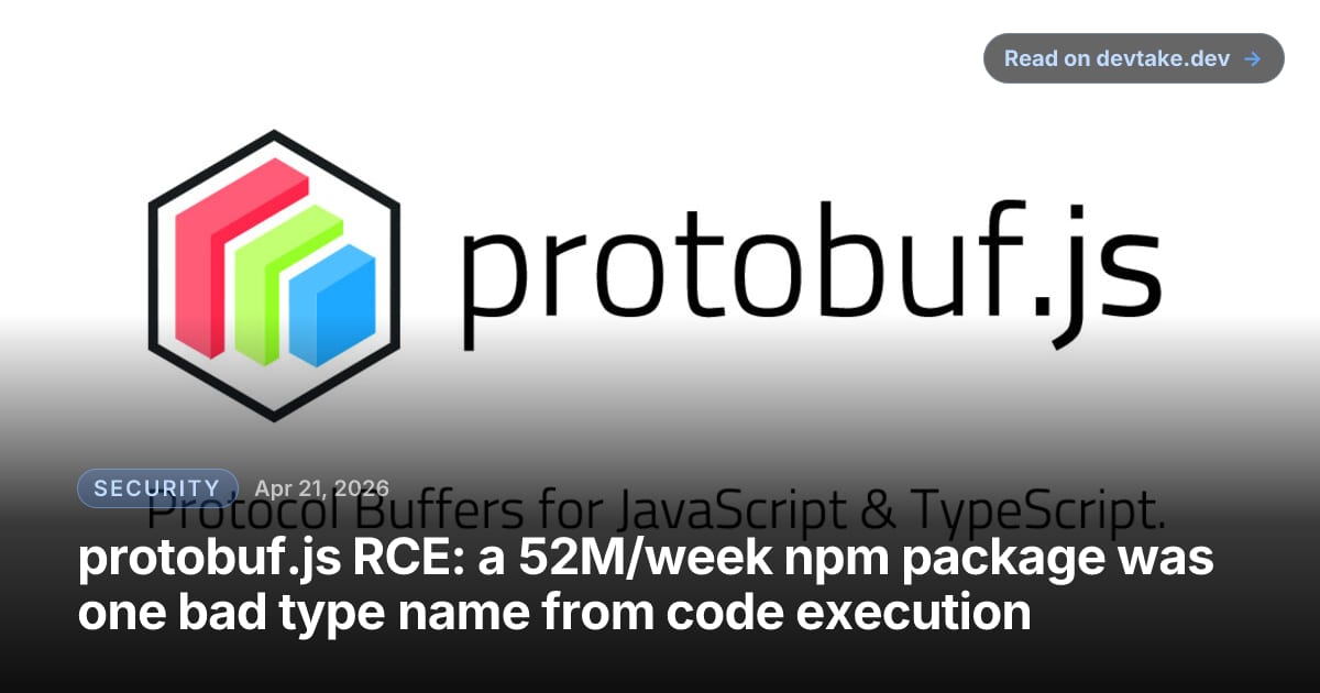 GitHub social card for the protobufjs/protobuf.js repository.
