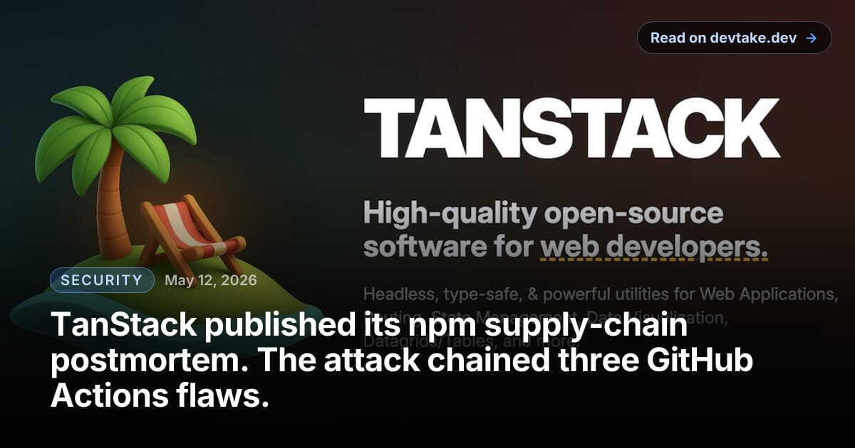 TanStack website header with logo